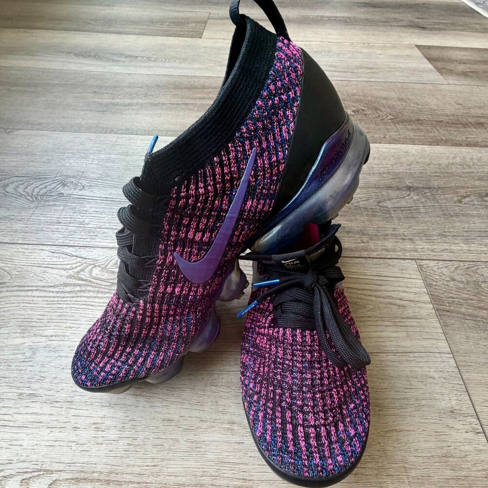 Nike Air VaporMax Flyknit 3 Throwback Future Pink AJ6910-003 Womens Size 9 Shoes